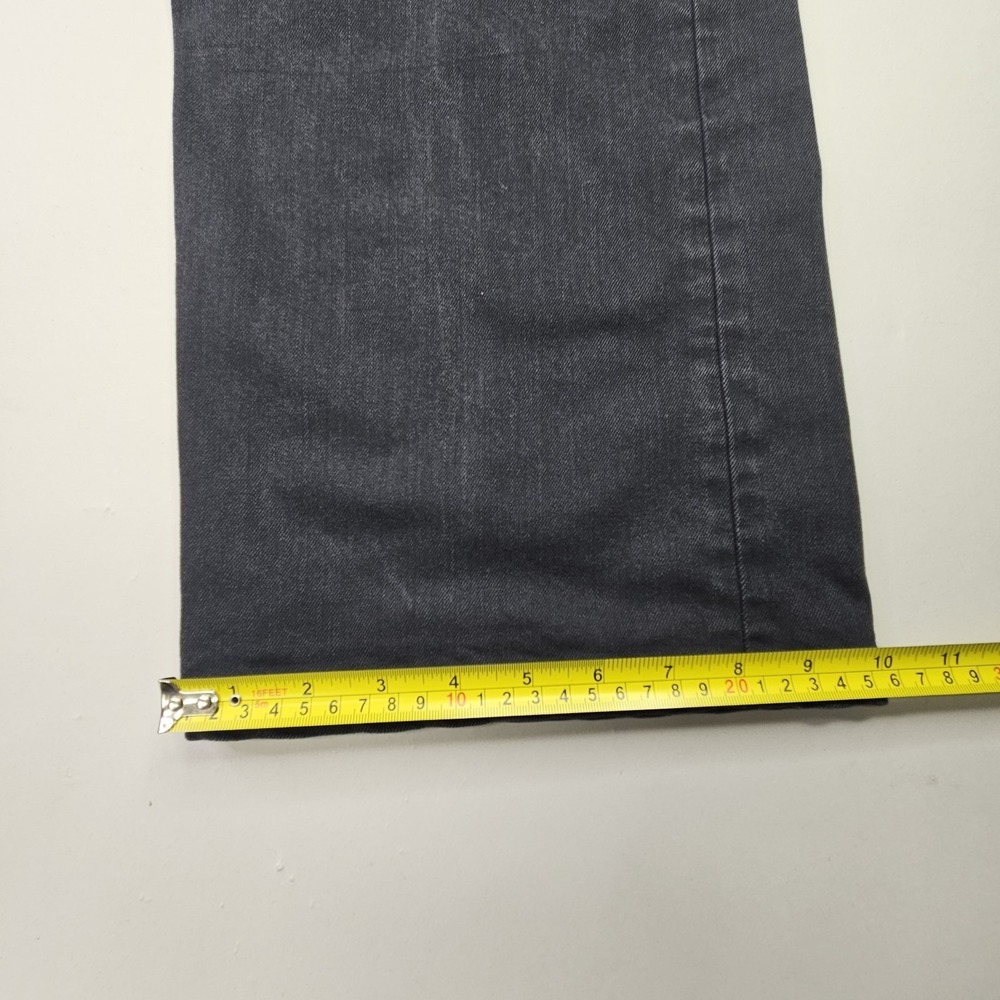 LEVI'S 569 Loose Straight Jeans 42x32 Black Dark Wash Denim Baggy Relaxed Fit - Picture 7 of 13